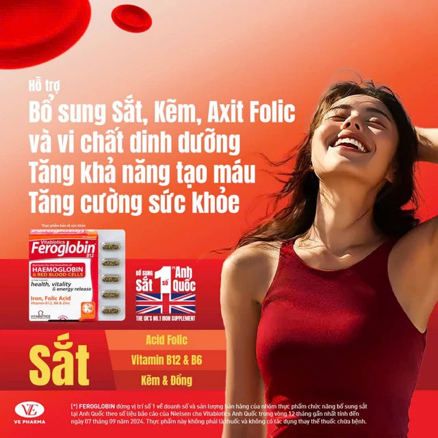 Viên uống Sắt Feroglobin B12